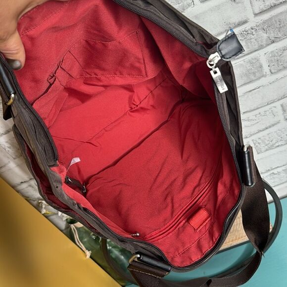 Baggallini Chocolate Town Tote Bag Purse Travel - Picture 7 of 8